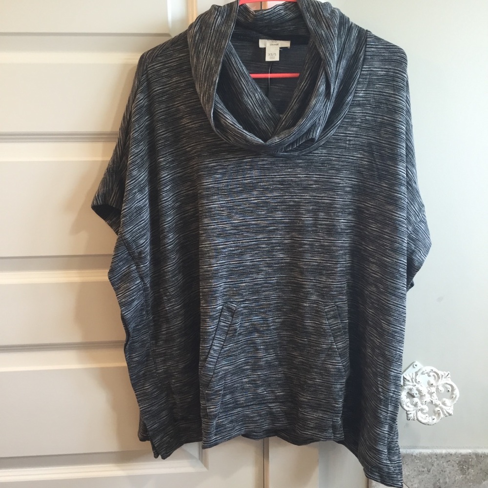 Loft lounge poncho style top NWT